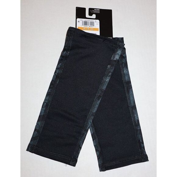 Under Armour 1380014 003 Unisex Sz S/M Gray/Black Calf Compression Sleeves - Picture 2 of 5